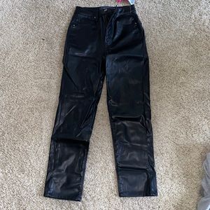womens leather pants